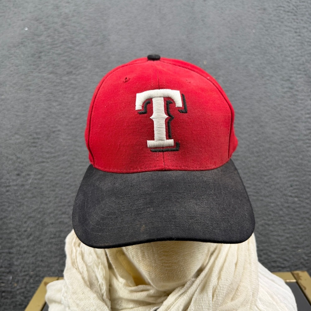 Richardson Pro Model 512W Texas Rangers Red Black Snapback Hat Mens Large